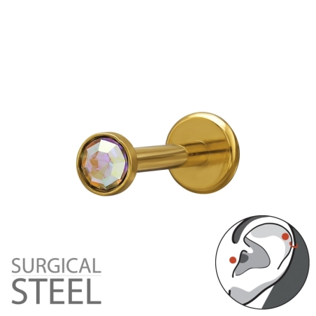 1,2 X 8 mm (16 G) Ohrtunnel & Stöpsel Schmuck | All4silver