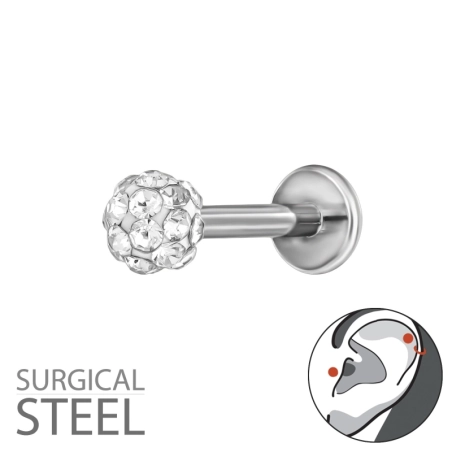 1,2 X 8 mm (16 G) – 3,5 mm Kugel Stehlen Schmuck | All4silver