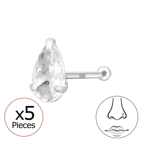 Birne Geometrischer Schmuck Schmuck | All4silver