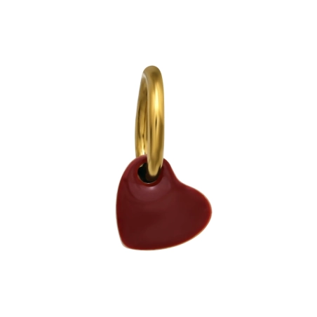 11 mm Herz Vergoldet Valentinstag-Schmuck Schmuck | All4silver