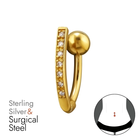 Stangenstange 24 Karat goldbeschichteter Schmuck Schmuck | All4silver