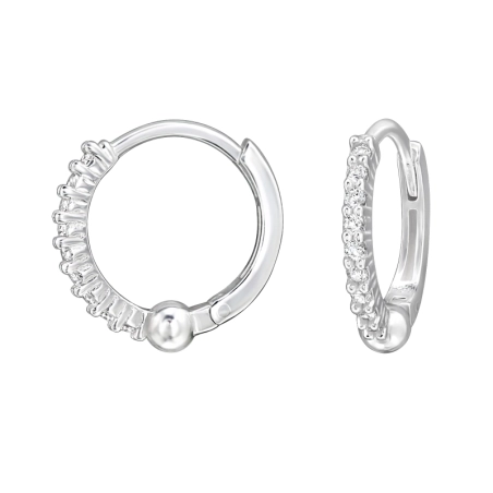 Minimalistische Huggie-Creolen Huggies Schmuck | All4silver