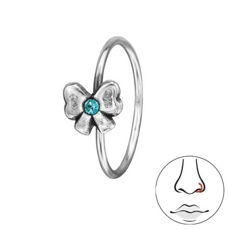 Bogen Oxidierter Schmuck Schmuck | All4silver