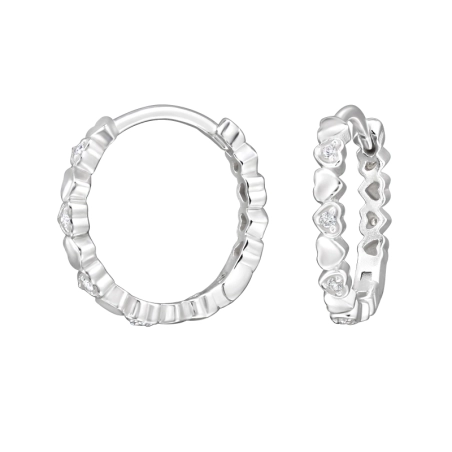 Herz mit Zirkonia Valentinstag-Schmuck Schmuck | All4silver