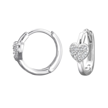 Herz mit Zirkonia Valentinstag-Schmuck Schmuck | All4silver