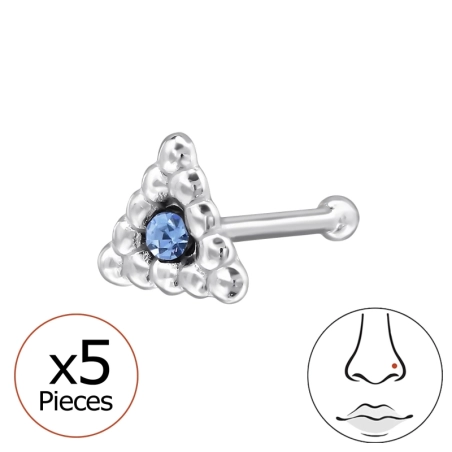 4mm Dreieck Geometrischer Schmuck Schmuck | All4silver