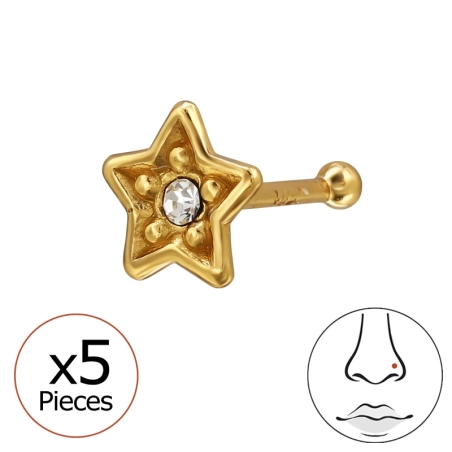 4mm Stern Sterne, Mond & Sonne Schmuck | All4silver