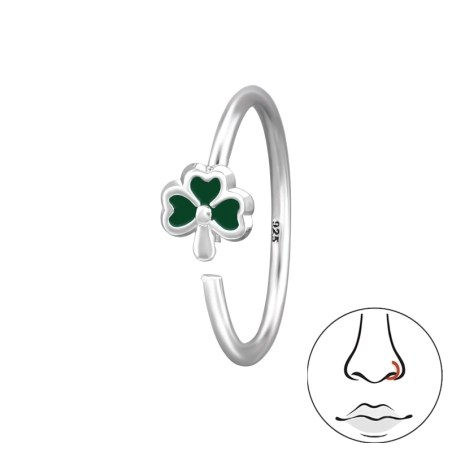 3,5 mm Kleeblatt St. Patrick's Day Schmuck Schmuck | All4silver