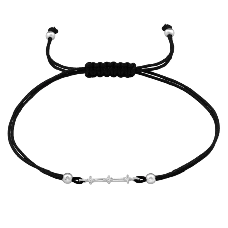 17 mm Stange mit Zikonia Armbänder mit Kordeln Schmuck | All4silver