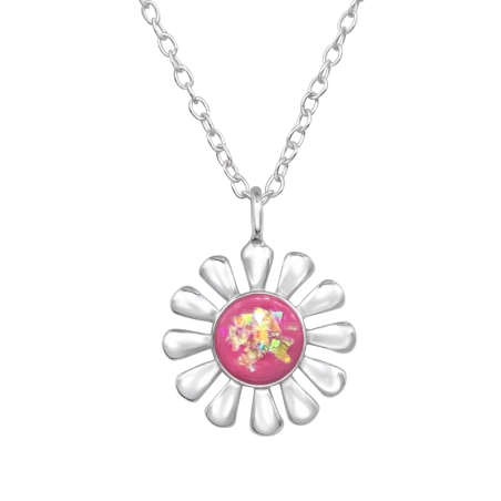 Blume mit Opal Natur Schmuck Schmuck | All4silver
