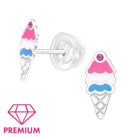 Eis mit Kristall - Premium* Essen & Süßigkeiten Schmuck | All4silver