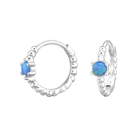 Creolen mit Opal Opal & Halbedelsteine Schmuck | All4silver