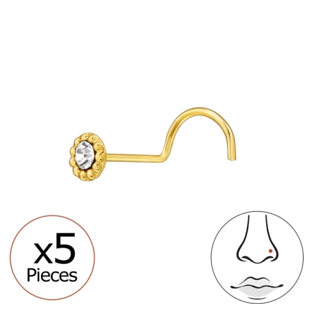 5 Stk. Runde Scheibe Geometrischer Schmuck Schmuck | All4silver