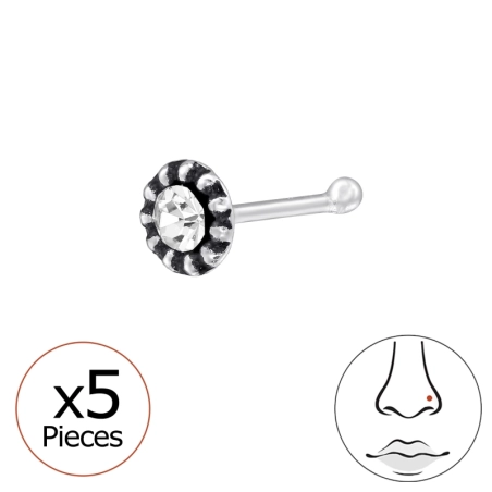 5 Stk. Runde Scheibe Geometrischer Schmuck Schmuck | All4silver
