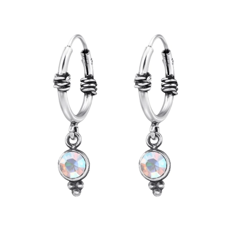Runde Ohrringe Bali Bali Schmuck Schmuck | All4silver