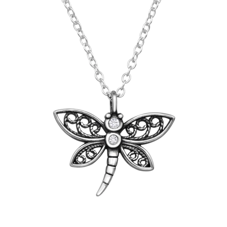 Libelle mit Zirkonia Filigraner Schmuck Schmuck | All4silver