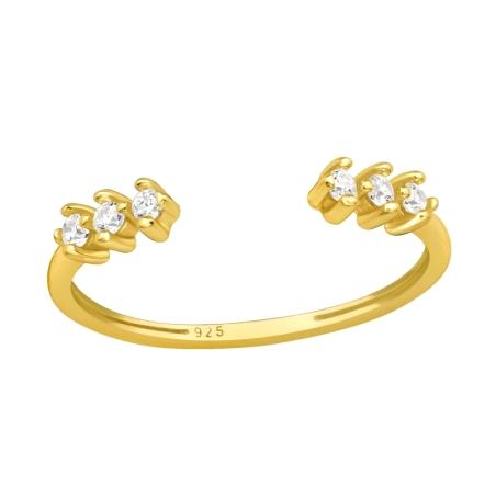 Funkelnd mit Zirkonia Zehenringe aus Silber Schmuck | All4silver