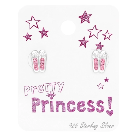 Ballerina Schuhe mit Kristallen Schmuck-Sets für Kinder Schmuck | All4silver