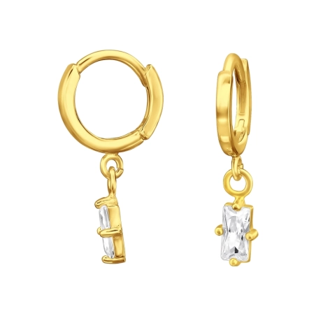 Aufgehängte Zirkonia Geometrischer Schmuck Schmuck | All4silver
