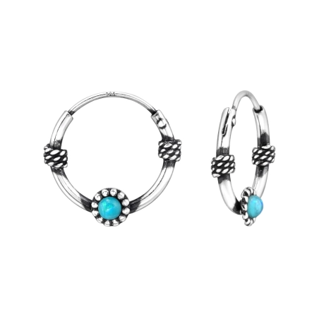 Bali Ohrringe Creolen Ohrringe Schmuck | All4silver