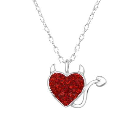 Teufelsherz Valentinstag-Schmuck Schmuck | All4silver