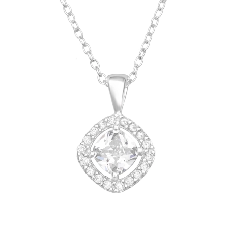 Glänzende Zirkonia Geometrischer Schmuck Schmuck | All4silver