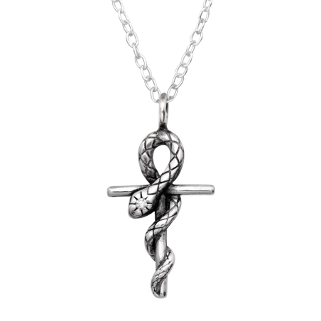 Schlangenkreuz Tier-Schmuck Schmuck | All4silver