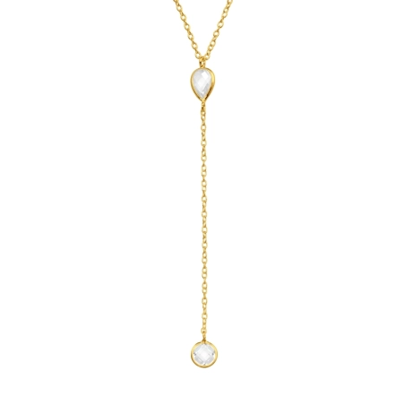 Geometrisch vergoldet mit Zirkonen Geometrischer Schmuck Schmuck | All4silver