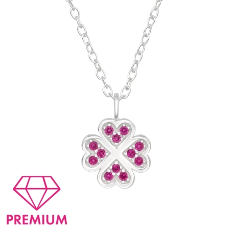 Vierblättriges Kleeblatt - Premium* Valentinstag-Schmuck Schmuck | All4silver