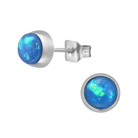 5 mm hochglanzpolierte Ohrringe Ohrstecker aus Edelstahl Schmuck | All4silver
