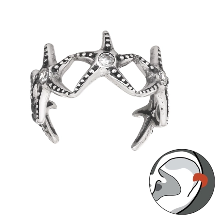 Oxidierter Vintage-Seestern Schmuck im Angebot Schmuck | All4silver