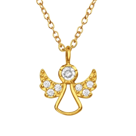 Vergoldeter Engel Schmuck im Angebot Schmuck | All4silver