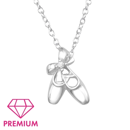Ballettschuhe - Premium* Halsketten für Kinder Schmuck | All4silver