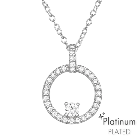 Ring mit Zirkonen - Platin Schmuck im Angebot Schmuck | All4silver