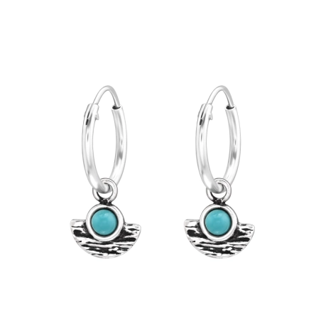 Vintage-Design Creolen Ohrringe Schmuck | All4silver