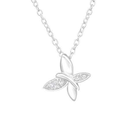 Schmetterling mit Zirkonen Tier-Schmuck Schmuck | All4silver