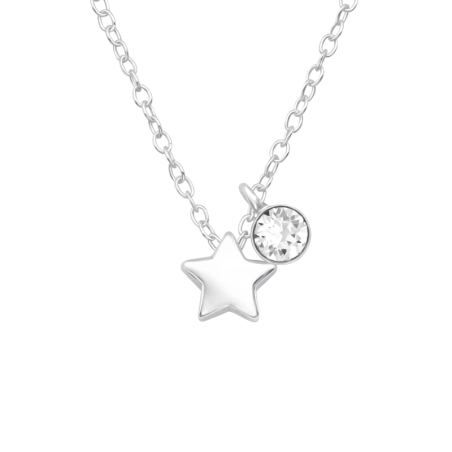 Stern und Kristall Sterne, Mond & Sonne Schmuck | All4silver