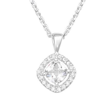 Funkelnd mit Zirkonen - Halsketten aus 925er Sterlingsilber mit Steinen