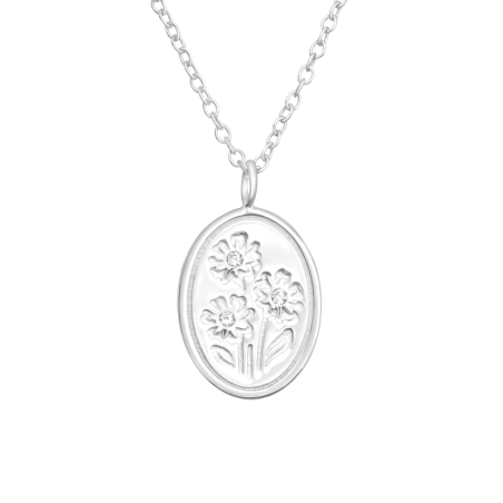 Kvetinka - Schmuck Silber 925 Halsketten mit Steinen