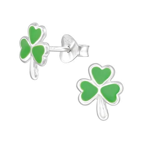 Trefoil - Jewellery Silber 925 Bunte Puzet-Ohrringe