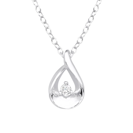 Eine Träne Geometrischer Schmuck Schmuck | All4silver