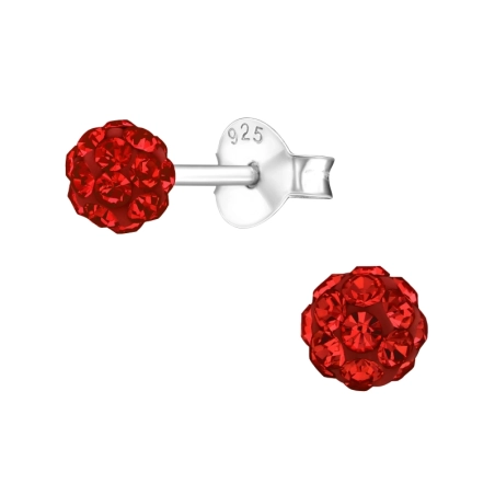 4 mm Kugel - Sterling Silber 925 Basic Ohrringe