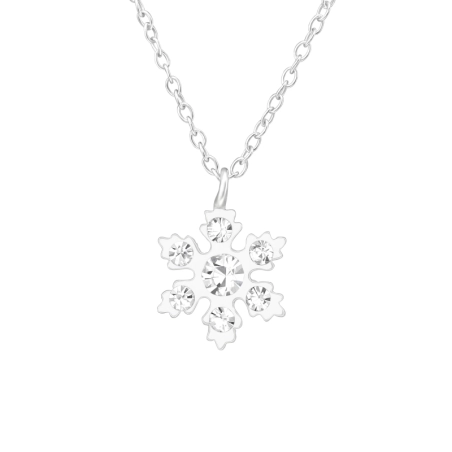 Schneeflocke Weihnachts-Schmuck Schmuck | All4silver