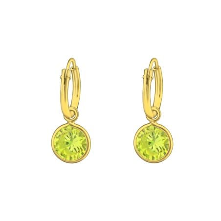 Hängerad - Schmuck Silber 925 Kreise Ohrringe
