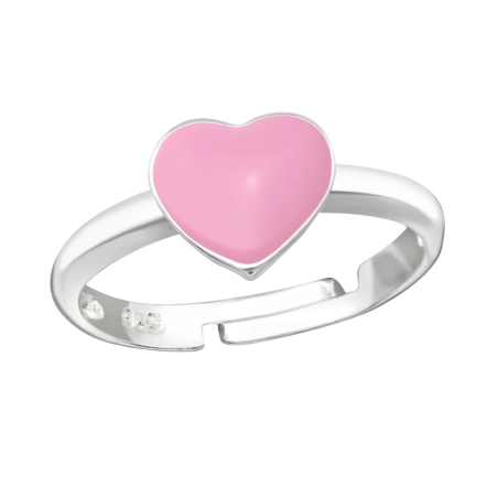 Herz - Schmuck Silber 925 Ringe für Kinder