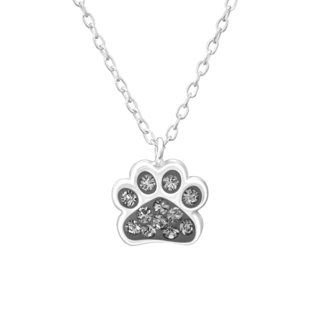 Pfotenpresse Halsketten für Kinder Schmuck | All4silver