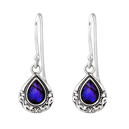 Silberne Träne Glatte Ohrringe Schmuck | All4silver