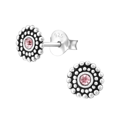 Kolo Ohrstecker mit Kristall Schmuck | All4silver
