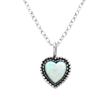 Herzen Geometrischer Schmuck Schmuck | All4silver