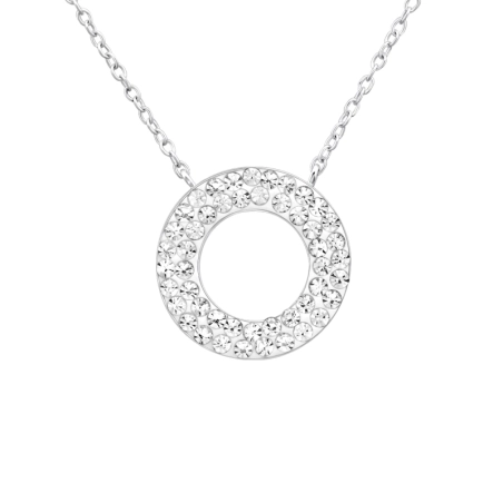 Runden Halskette mit Steinen Schmuck | All4silver